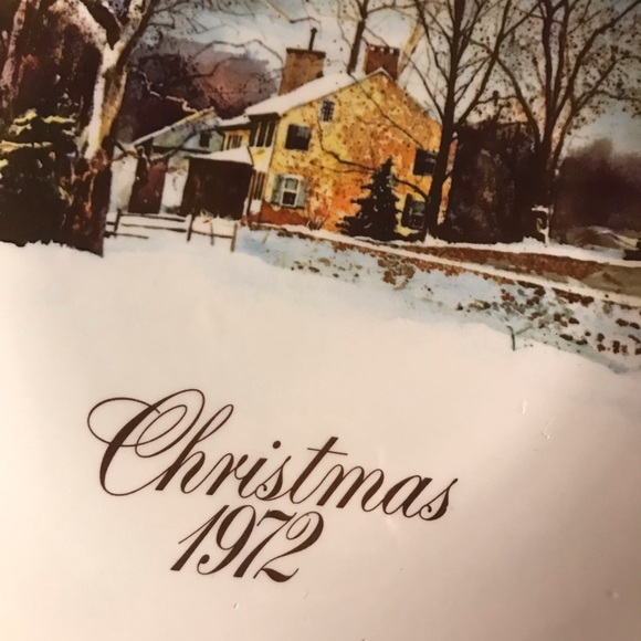 Christmas Collector Plate 1972 - Picture 3 of 4